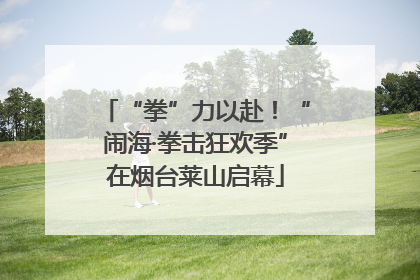 “拳”力以赴！“闹海·拳击狂欢季”在烟台莱山启幕