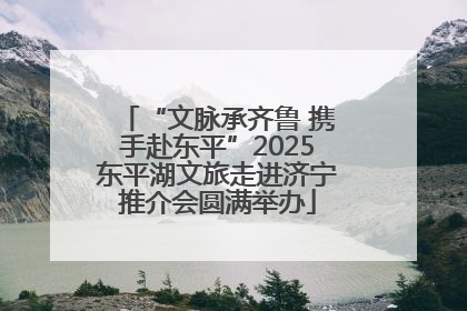 “文脉承齐鲁 携手赴东平”2025东平湖文旅走进济宁推介会圆满举办
