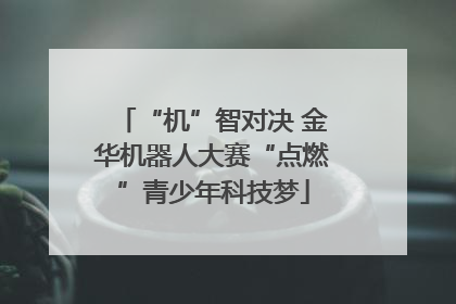 “机”智对决 金华机器人大赛“点燃”青少年科技梦