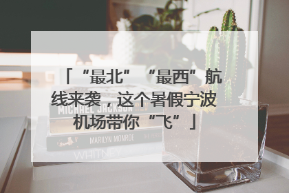 “最北”“最西”航线来袭，这个暑假宁波机场带你“飞”