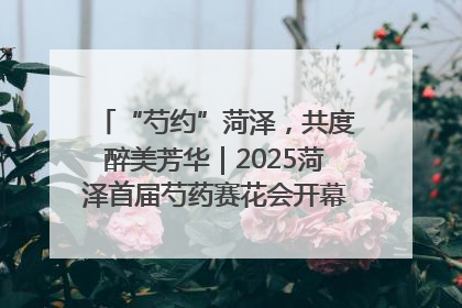 “芍约”菏泽，共度醉美芳华｜2025菏泽首届芍药赛花会开幕，103家企业参赛