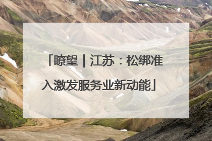 瞭望｜江苏：松绑准入激发服务业新动能