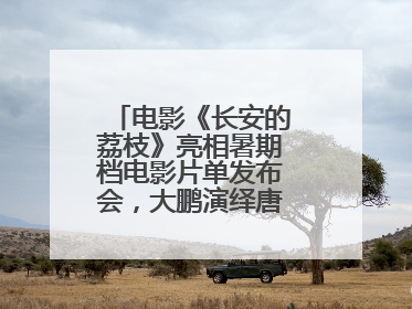 电影《长安的荔枝》亮相暑期档电影片单发布会，大鹏演绎唐朝小人物故事