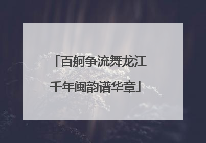 百舸争流舞龙江 千年闽韵谱华章