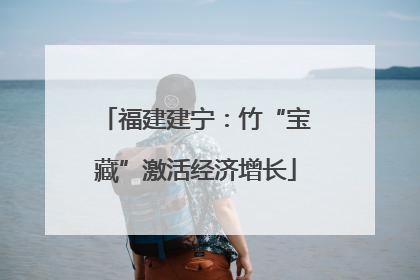 福建建宁：竹“宝藏”激活经济增长