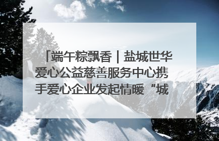 端午粽飘香｜盐城世华爱心公益慈善服务中心携手爱心企业发起情暖“城市守护者”慰问活动