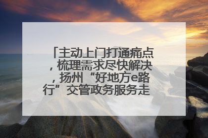 主动上门打通痛点，梳理需求尽快解决，扬州“好地方e路行”交管政务服务走进规上企业
