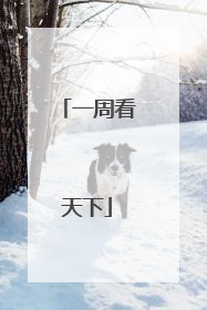 一周看天下