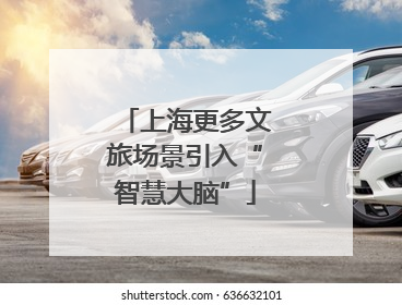 上海更多文旅场景引入“智慧大脑”