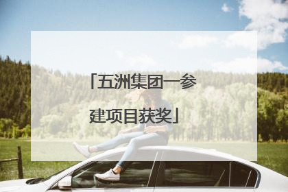 五洲集团一参建项目获奖