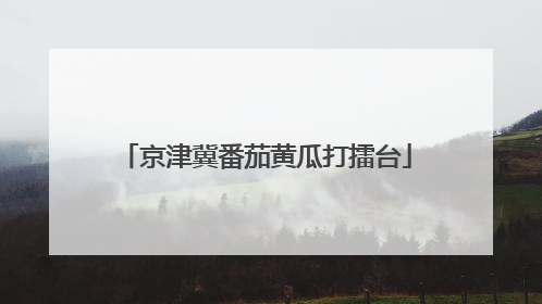 京津冀番茄黄瓜打擂台