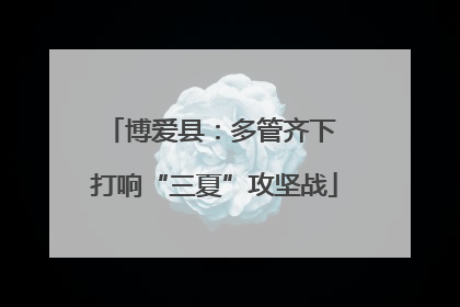 博爱县：多管齐下 打响“三夏”攻坚战