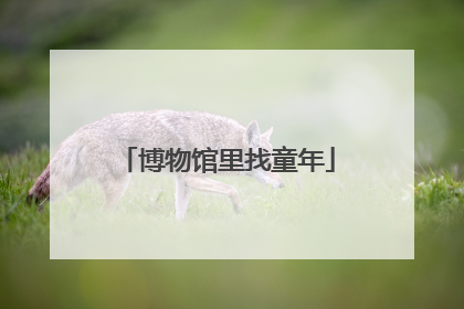 博物馆里找童年