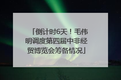 倒计时6天！毛伟明调度第四届中非经贸博览会筹备情况