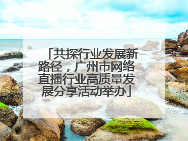 共探行业发展新路径，广州市网络直播行业高质量发展分享活动举办