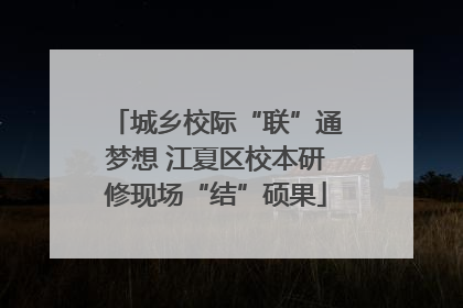 城乡校际“联”通梦想 江夏区校本研修现场“结”硕果
