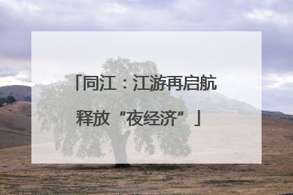 同江：江游再启航 释放“夜经济”