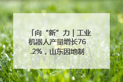 向“新”力｜工业机器人产量增长76.2%，山东因地制宜发展新质生产力