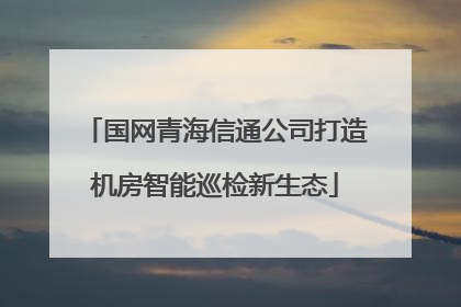 国网青海信通公司打造机房智能巡检新生态