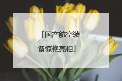 国产航空装备惊艳亮相