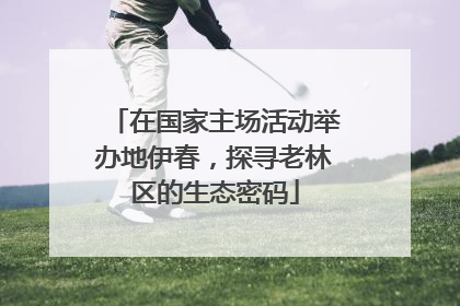 在国家主场活动举办地伊春，探寻老林区的生态密码