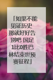 如果不能见证历史 那就好好告别吧 国足1比0胜巴林结束世预赛征程
