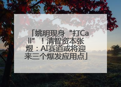 姚明现身“打Call”！清智资本张煜：AI赛道或将迎来三个爆发应用点