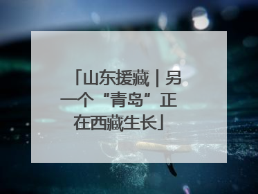 山东援藏｜另一个“青岛”正在西藏生长