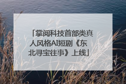 掌阅科技首部类真人风格AI短剧《东北寻宝往事》上线