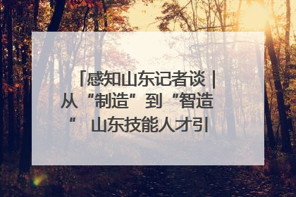 感知山东记者谈｜从“制造”到“智造” 山东技能人才引领产业升级