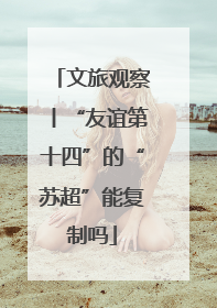 文旅观察丨“友谊第十四”的“苏超”能复制吗