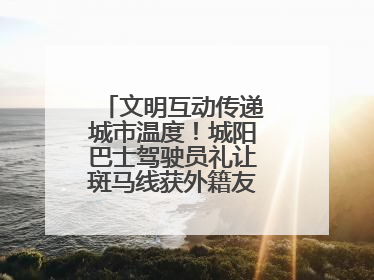 文明互动传递城市温度！城阳巴士驾驶员礼让斑马线获外籍友人鞠躬致谢