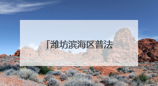 潍坊滨海区普法宣传进超市 千份资料送群众
