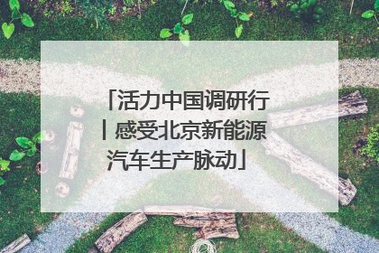 活力中国调研行丨感受北京新能源汽车生产脉动