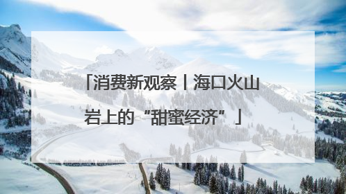 消费新观察丨海口火山岩上的“甜蜜经济”