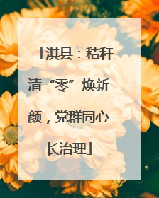 淇县：秸秆清“零”焕新颜，党群同心长治理