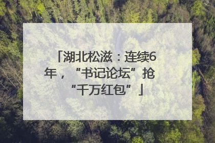 湖北松滋：连续6年，“书记论坛”抢“千万红包”
