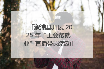 溆浦县开展 2025 年“工会帮就业”直播带岗活动