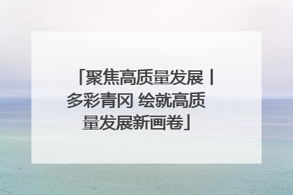 聚焦高质量发展丨多彩青冈 绘就高质量发展新画卷