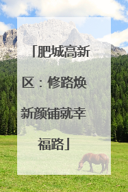肥城高新区：修路焕新颜铺就幸福路