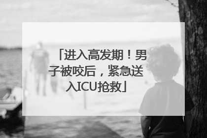 进入高发期！男子被咬后，紧急送入ICU抢救