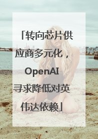 转向芯片供应商多元化，OpenAI寻求降低对英伟达依赖