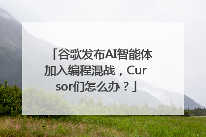 谷歌发布AI智能体加入编程混战，Cursor们怎么办？