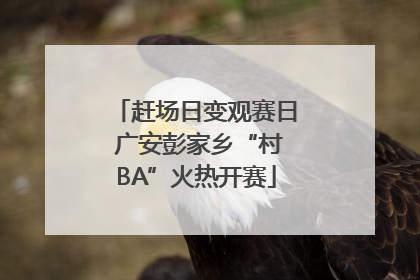 赶场日变观赛日 广安彭家乡“村BA”火热开赛
