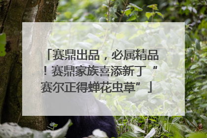 赛鼎出品，必属精品！赛鼎家族喜添新丁“赛尔正得蝉花虫草”