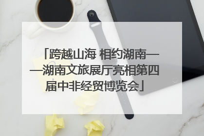 跨越山海 相约湖南——湖南文旅展厅亮相第四届中非经贸博览会