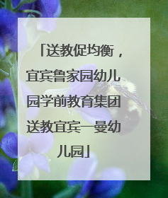 送教促均衡，宜宾鲁家园幼儿园学前教育集团送教宜宾一曼幼儿园