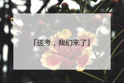 送考，我们来了