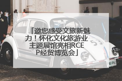邀您感受文旅新魅力！怀化文化旅游业主题展馆亮相RCEP经贸博览会