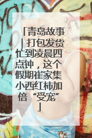 青岛故事｜打包发货忙到凌晨四点钟，这个假期崔家集小西红柿加倍“受宠”